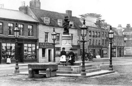 Enfield Town fountain 1895