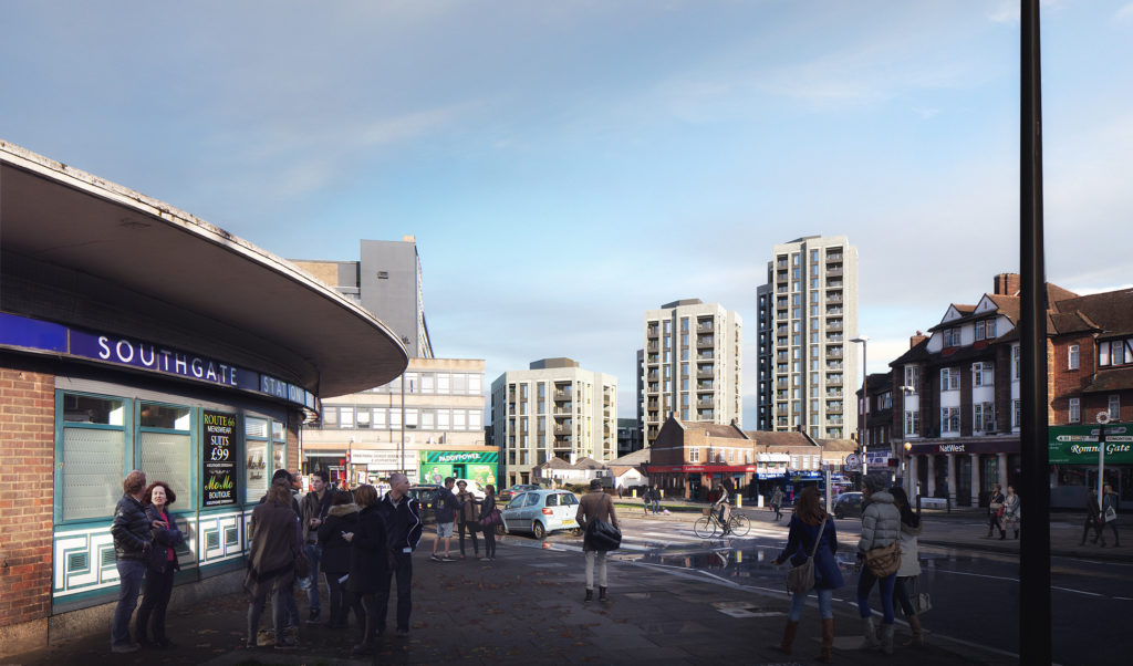 New tower blocks planned in Southgate (credit Viewpoint Estates)