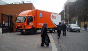 Lorries frequently use Cecil Road