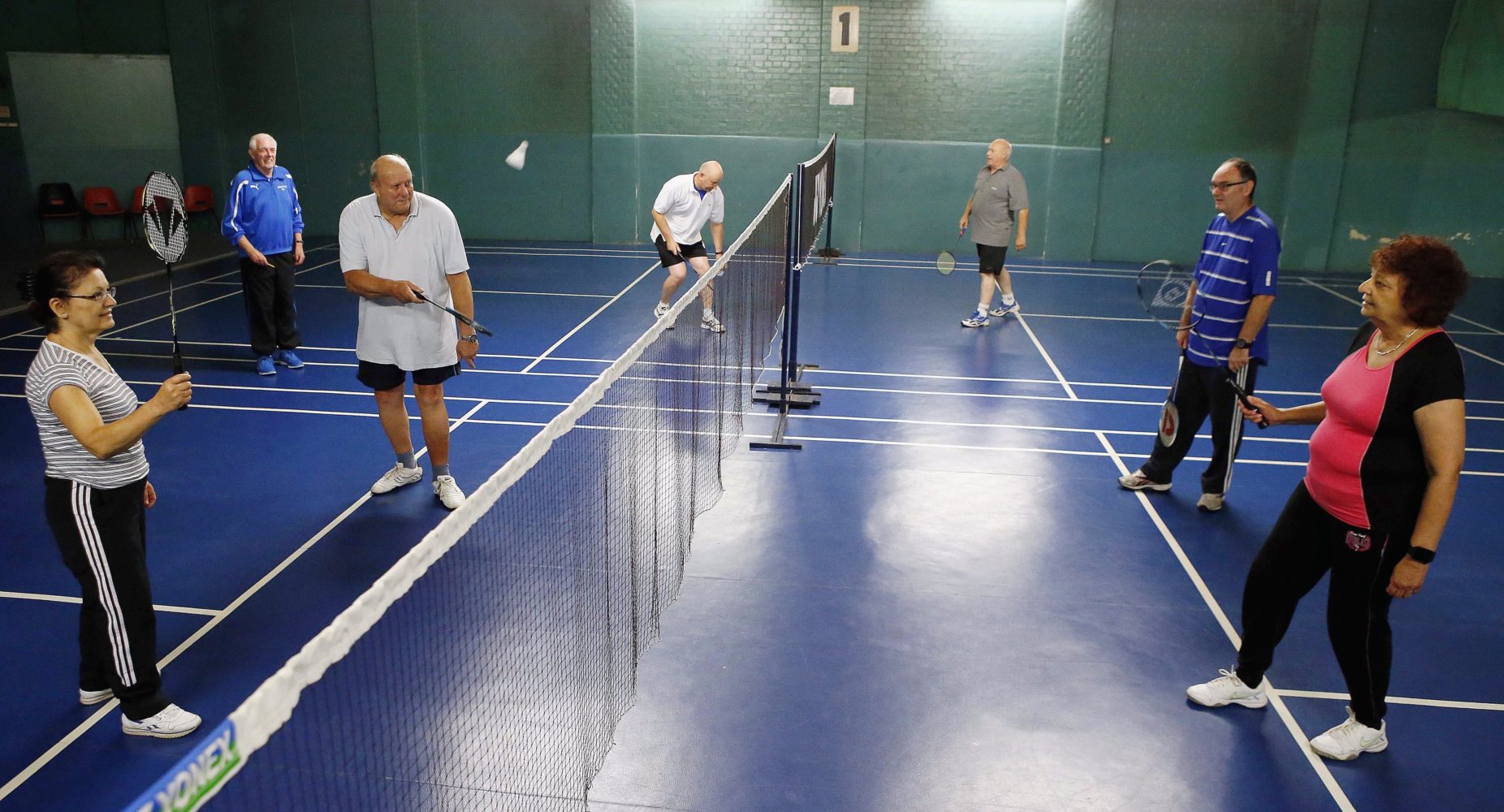 Badminton at Enfield Drill Hall