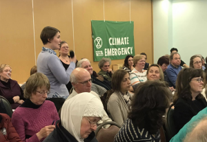 People share their ideas at the inaugural meeting of Enfield Climate Action Forum in January