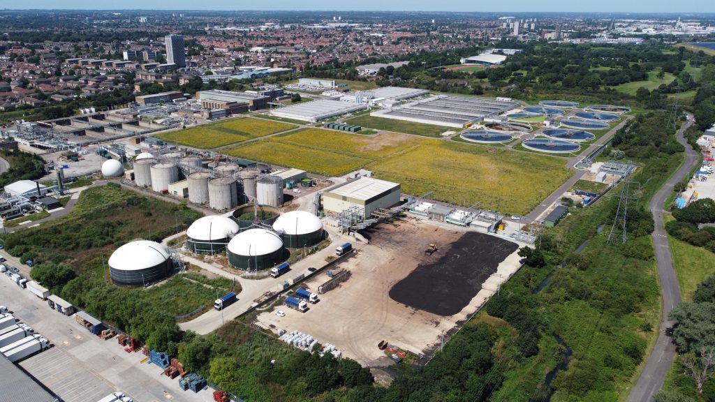 Deephams Sewage Treatment Works, Edmonton (credit Thames Water)