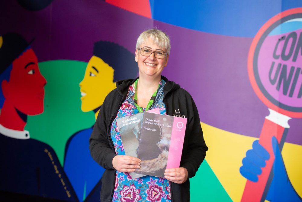 Liz Sorton is working with UnLtd and Bountagu Big Local on delivering mental health training to adults who work with young people in Edmonton (credit Natalie Gee)