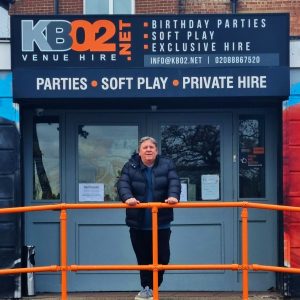 Steve Day, owner of KB02 Venue Hire in Green Lanes, Palmers Green