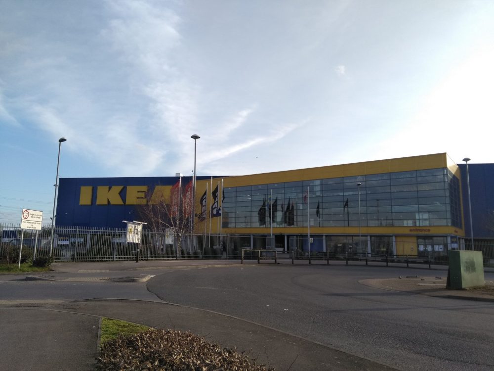 The Ikea in Edmonton first opened in 2012