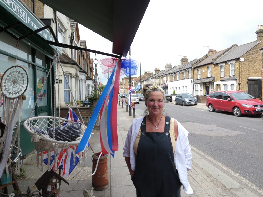 Kerrie Bullen outside her shop Boho Flo, in Lancaster Road