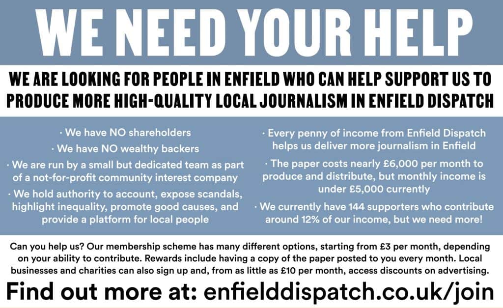 Enfield Dispatch membership appeal