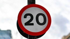 20mph sign