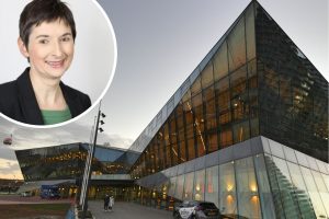 City Hall and (inset) Liberal Democrat AM Caroline Pidgeon