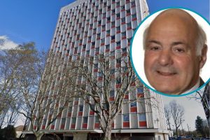 Cheshire House and (inset) cabinet member for housing George Savva