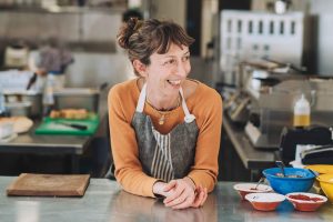 Hailing from Crete and known for her Greek cuisine, Marianna Leivaditaki has previously written a cookbook, Agean (credit Claudia Agati)