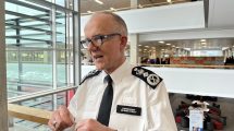 Met Commissioner Sir Mark Rowley, speaking to reporters this week at Hendon Police College (credit Noah Vickers/LDRS)