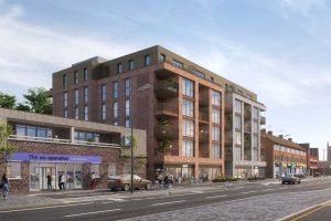 Plans for the 38-home scheme in Hertford Road, Enfield Highway