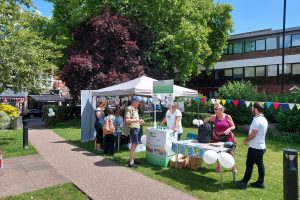 Stalls on Library Green