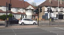 The 'dangerous' crossing in Bowes (credit Enfield Lib Dems)