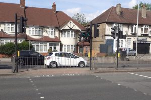 The 'dangerous' crossing in Bowes (credit Enfield Lib Dems)