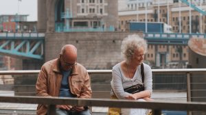 Old people at Tower Bridge (credit Kenza Benaouda via Unsplash)