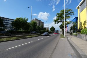 The A10 close to the Lincoln Road junction
