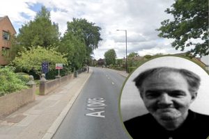 The Ridgeway and (inset) the missing man