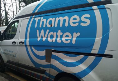 A Thames Water van
