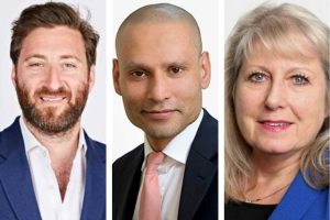 Tory mayoral contenders (L-R) Daniel Korski, Mozammel Hossain and Susan Hall