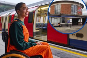 TfL wants more tube stations to become fully accessible, including Arnos Grove (inset)