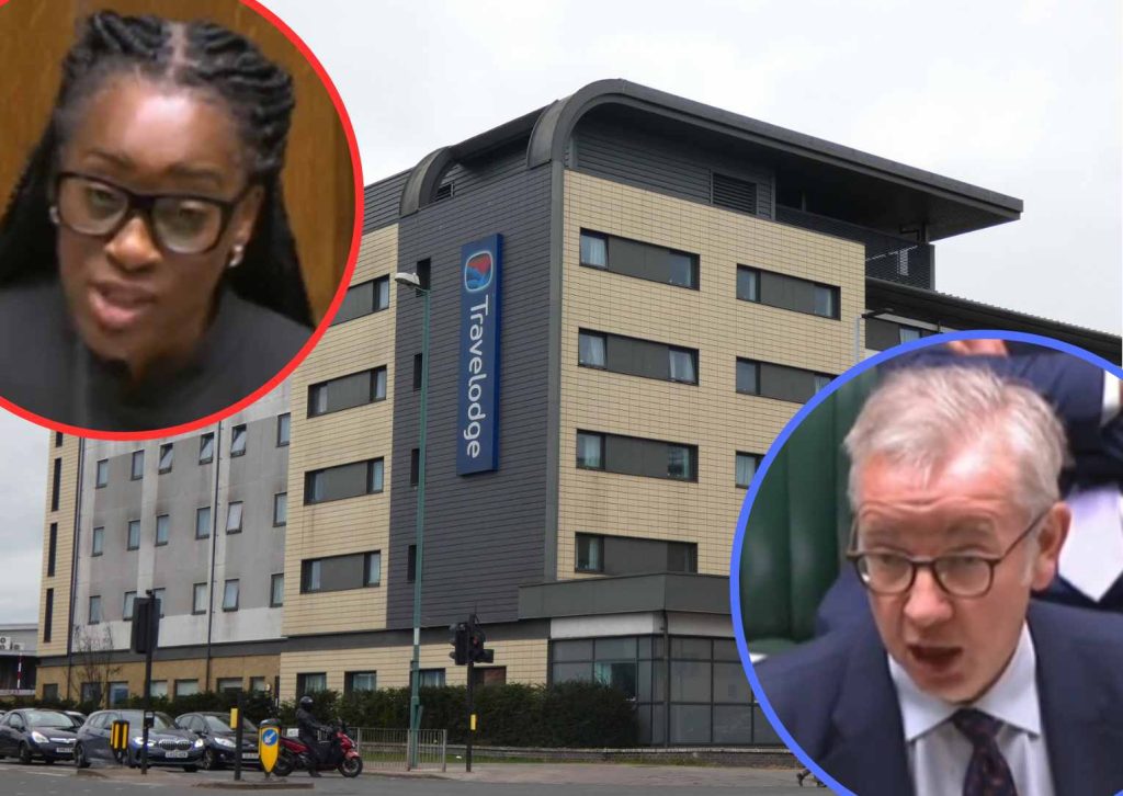 Edmonton MP Kate Osamor challenges Michael Gove in the House of Commons 