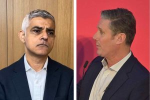 Sadiq Khan (left) and Sir Keir Starmer (right)