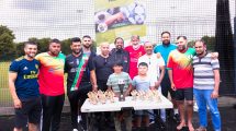 Local footballers came together to contest the second-annual Nahid Cup
