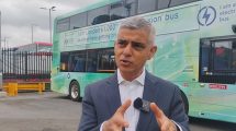 Sadiq Khan speaking on Friday