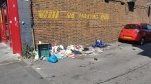 Street litter in Hertford Road, Enfield Wash