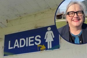 Caroline Russell (inset) is calling for more public toilets