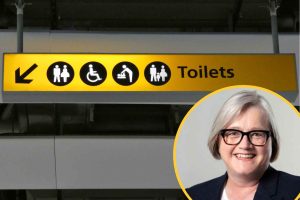 Caroline Russell AM (inset) is campaigning for more public toilets
