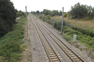 The West Anglia Main Line in eastern Enfield