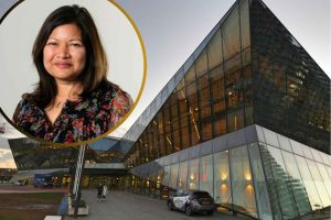 City Hall and (inset) Shirley Rodrigues