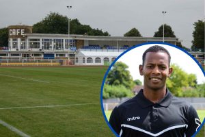 Jon Nurse (inset) in the new number two at QE2 Stadium