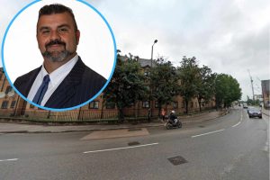 Broad Lane where Chris Joannides was mugged while campaigning on Saturday