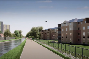 Plans for a section of the route between Carterhatch Lane and Goat Lane