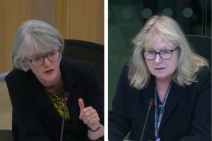 Sophie Linden (left) clashed with Susan Hall (right)