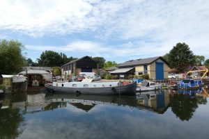 The River Lee Navigation near Enfield Lock