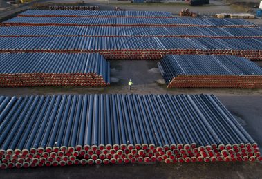 Energetik’s heat network pipes ready for installation across Enfield