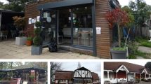 Whitewebbs Cafe (top) and (bottom, from left) cafes at Trent, Oakwood and Town parks