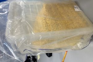 The seized stash of 'synthetic opiods'