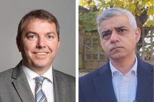 Dartford MP Gareth Johnson (left) and London mayor Sadiq Khan (right)