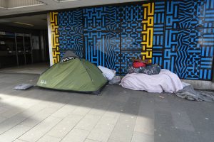 Rough sleeping at Blackhorse Road Station