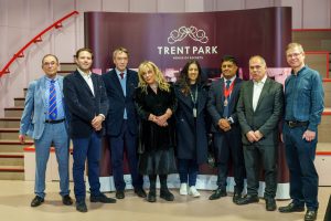 Trent Park House trustees, Bambos Charalambous MP, Cllr Maria Alexandrou, Deputy Mayor Mohammad Islam