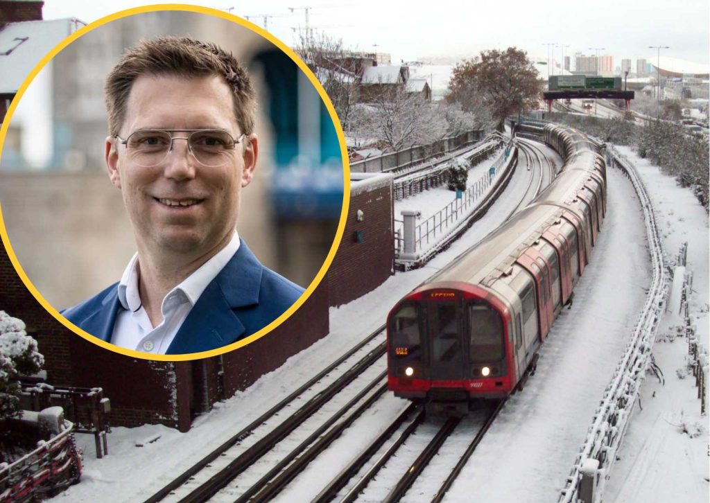 Lib Dem mayoral candidate Rob Blackie (inset) wants to unfreeze tube fares