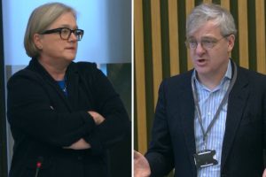 Caroline Russell (left) and Tony Devonish (right)