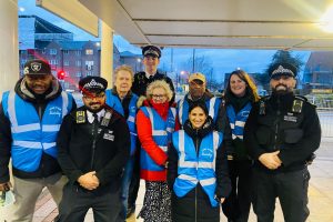 Community patrol volunteers in Edmonton this week