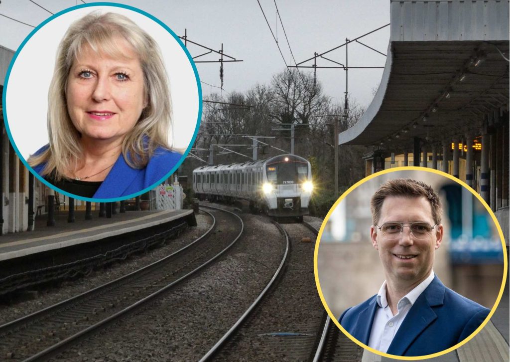 Tory Susan Hall (left) and Lib Dem Rob Blackie (right) both want railcards